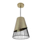 Gold Metal Hanging Light - 6003 - Included Bulb