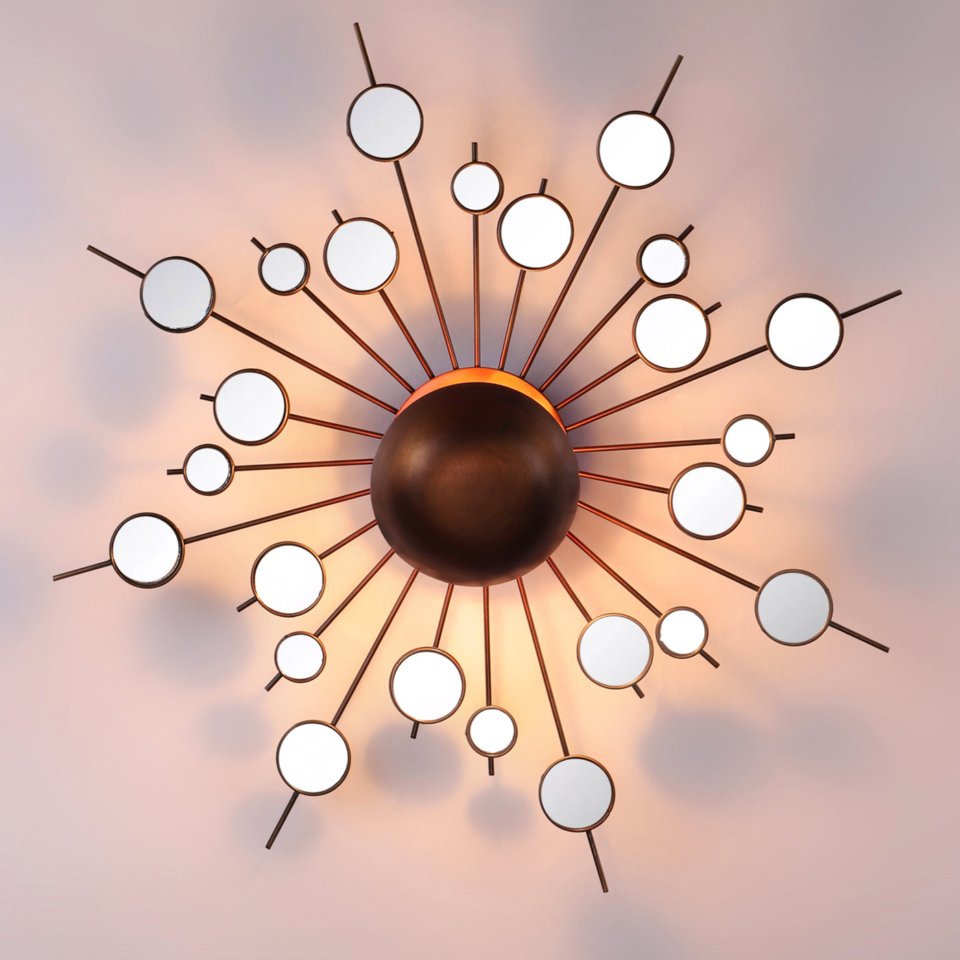 GOLD Metal Wall Light -6018 - Included Bulb