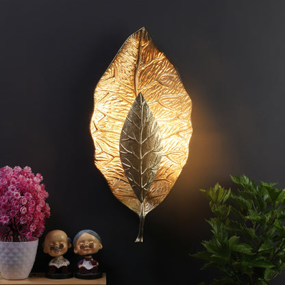 Golden Metal Wall Light -6027 - Included Bulb