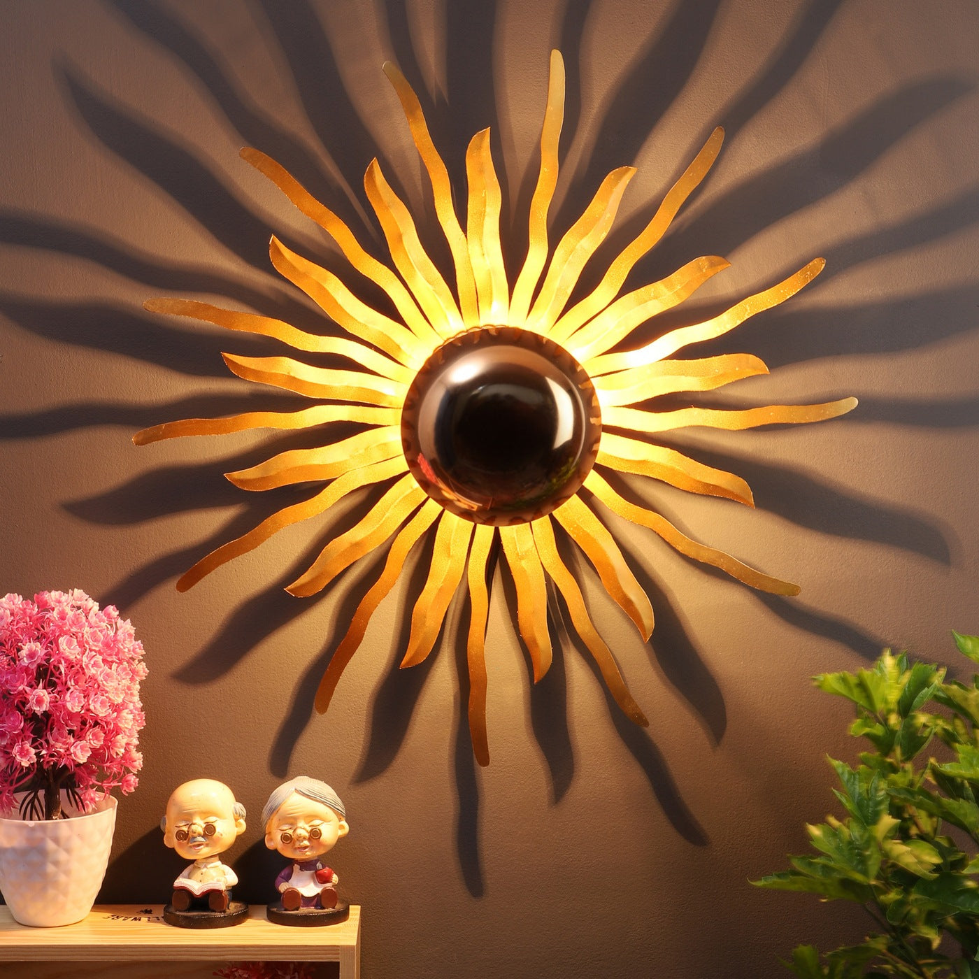 Antique Brass Metal Wall Light -6031 - Included Bulb