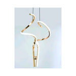 Eliante Rose Spiral LED Pendant Light – Acrylic, Metal