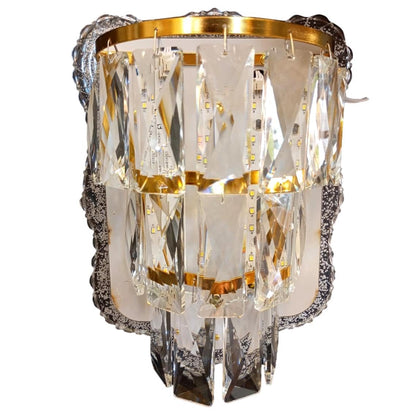 ELIANTE by Jainson Lights | Acrylic Clear Base Wall Light | Clear Crystal Shade | Inbult Led - 3in1 - Warm, Neutral & White | CC-K6545 Hanging Lights for Living Room