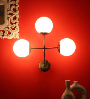 Eliante Ravvissante Gold Iron Wall Light 6114-3W