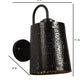 Eliante Mignon Black Iron Wall Light 6124-1W