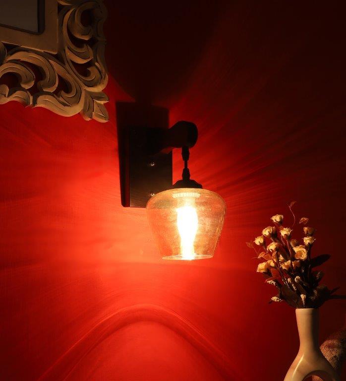 Eliante Abeille Black Mdf Wall Light 6126-1W