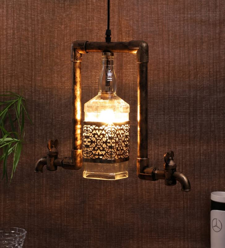 ELIANTE Metal Hanging Light Gold for Living Room, Bedroom, Dining Room, Kitchen | NO-142-HL