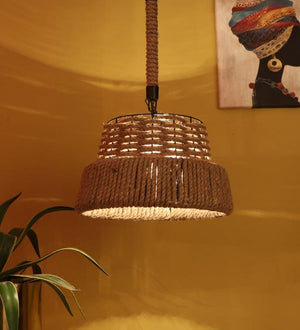 Eliante Abeille Khaki Rope Hanging Light 613-1LP-WD
