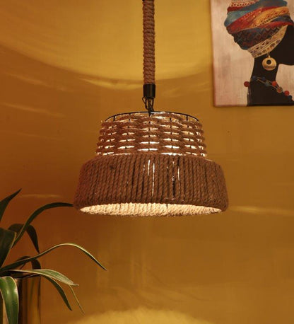 Eliante Abeille Khaki Rope Hanging Light 613-1LP-WD
