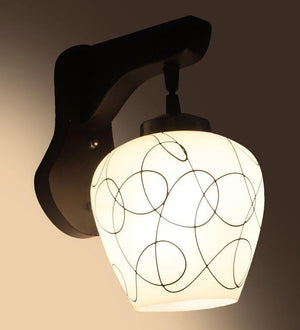 Eliante Amor Black Mdf Wall Light 6132-1W