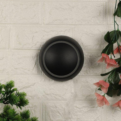 ELIANTE Gloomy Aluminium Outdoor Black for Living Room, Bedroom, Dining Room, Kitchen | by Jainsons Lights