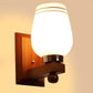 Eliante Insolite Brown Wood Wall Light 6140-1W