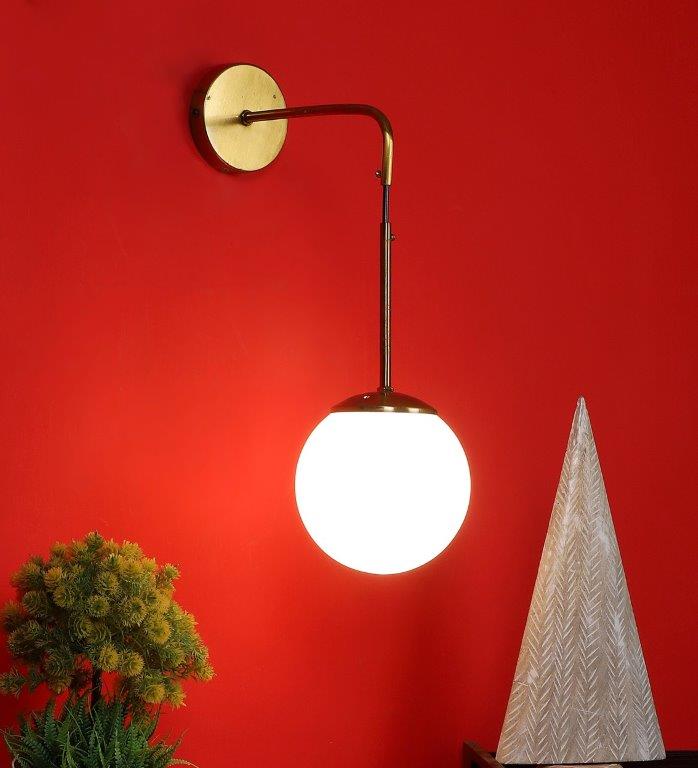 Whelve Gold Iron Wall Light by Eliante by Jainsons Lights |