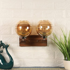 ELIANTE Marrón Brwon Wood Wall Light by Jainsons Lights - 2021-2W-JSL | by Jainsons Lights