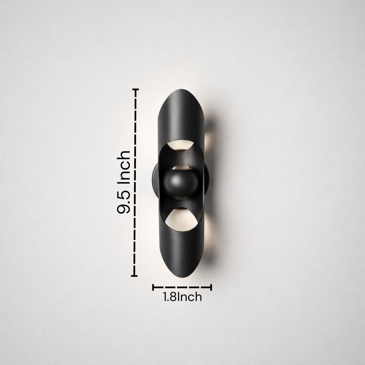 Eliante Up-Down Outdoor Wall Light – Black, 2-Way (42458-7W-WW-BLACK)