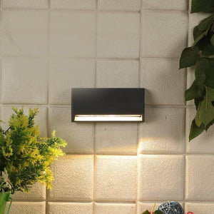 ELIANTE Crimson Aluminium Outdoor Wall Light Grey for Living Room, Bedroom, Dining Room, Kitchen | by Jainsons Lights