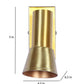 ELIANTE Novixa 7 Watt LED Gold Iron Spot Light | Inbuilt LED | Wall Down Lighting for Kitchens Island Museums Offices Ceiling Lamp