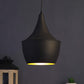 ELIANTE Black Metal Hanging Lights for Home, Office, Bedroom, Drawing Room & Lobby- Without Bulb-Dholak-BK-GD | by Jainsons Lights