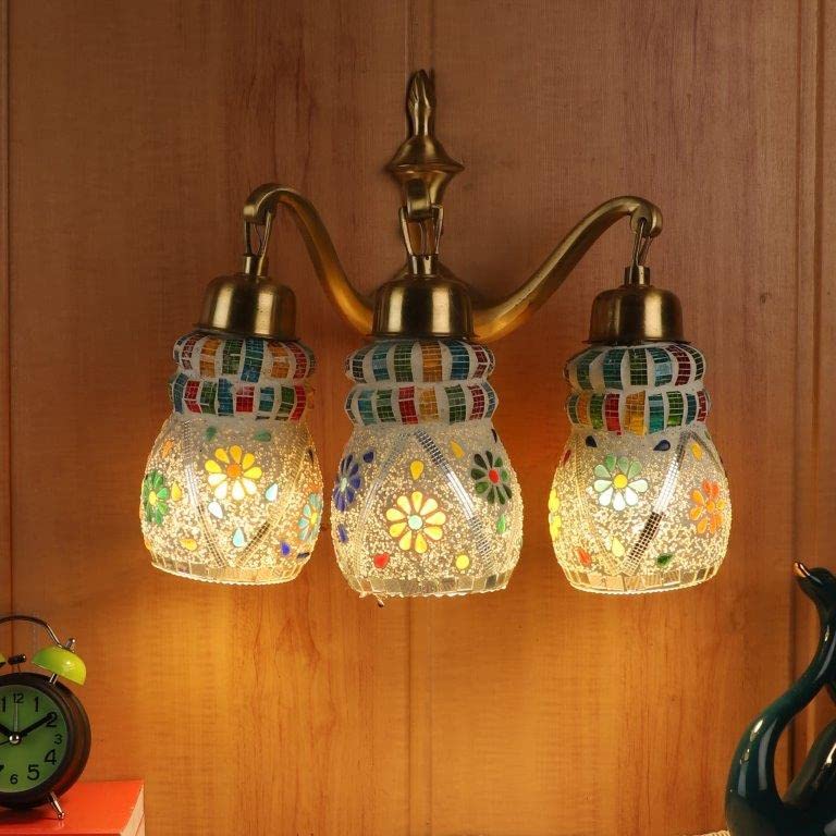 ELIANTE Latón Gold Brass Wall Light by Jainsons Lights - jsl-5152-3w-JSL | by Jainsons Lights