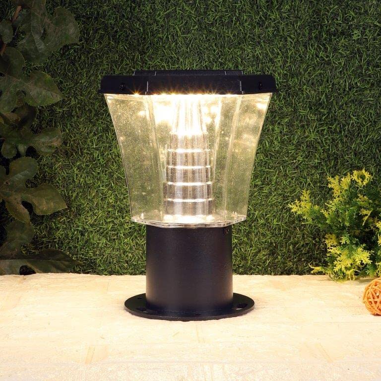 ELIANTE Satisfying Grey Aluminium Gate Lights by Jainsons Lights - Js-Sonet-15Watt-Gl - Without Bulb | by Jainsons Lights