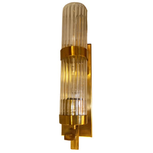 ELIANTE by Jainson Lights | Metal Gold Base Wall Light | Clear Glass Shade | E27 Holder | Without Bulb | CC-Bono-10