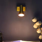 ELIANTE Novixa 7 Watt LED Gold Iron Spot Light | Inbuilt LED | Wall Down Lighting for Kitchens Island Museums Offices Ceiling Lamp