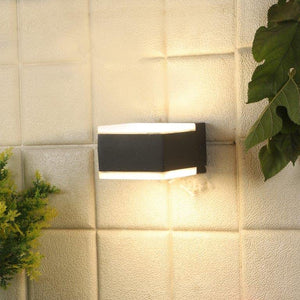 ELIANTE Low-Powered Grey Aluminium Outdoor Wall Light by Jainsons Lights - Ultima-2X5W - Without Bulb | by Jainsons Lights