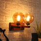 ELIANTE Marrón Brwon Wood Wall Light by Jainsons Lights - 2021-2W-JSL | by Jainsons Lights