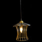 ELIANTE by Jainson Lights | Metal Black+Gold Base Hanging Light | Gold Metal Shade | E27 Holder | Without Bulb | CC-Umbrella-3HL | Hanging Lights for Living Room