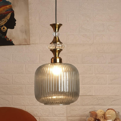 ELIANTE Povque Iron Hanging Light Vintage Decorate Hanging Lamp for Farmhouse Living Room Bedroom Corridor up to 3 years warranty by Jainsons Lights - with LED Lamp(s) Included - JS-1322-HL-SMOG