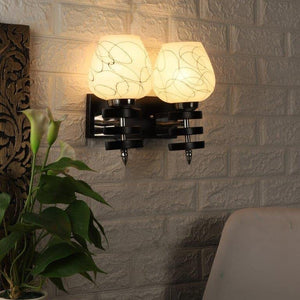 ELIANTE Marrón Brown Wood Wall Light by Jainsons Lights - O-21-2W-JSL | by Jainsons Lights