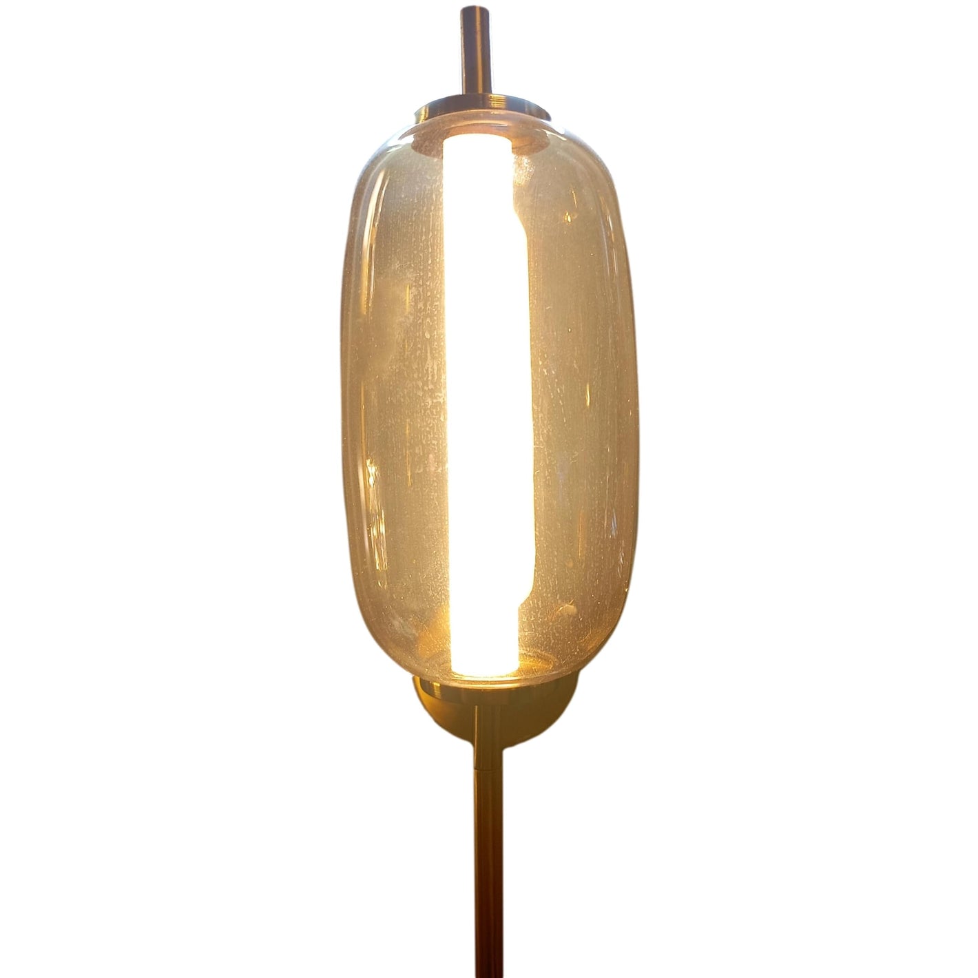 ELIANTE by Jainson Lights | Metal Gold Base Wall Light | Amber Glass Shade | Inbult LED - Warm White | CC-led-wl