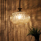 Eliante Glorix Pendant Light – Gold Glass, Metal (3007-1LP-Gold)