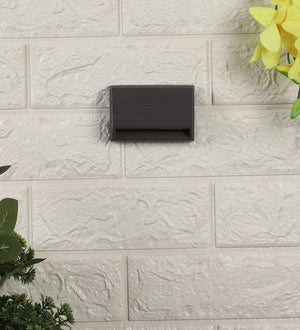 ELIANTE Grey Outdoor Wall Light Metal for Living Room, Bedroom, Dining Room, Kitchen | by Jainsons Lights