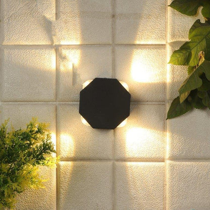 ELIANTE Hazzy Aluminium Outdoor Wall Light Grey for Living Room, Bedroom, Dining Room, Kitchen | by Jainsons Lights