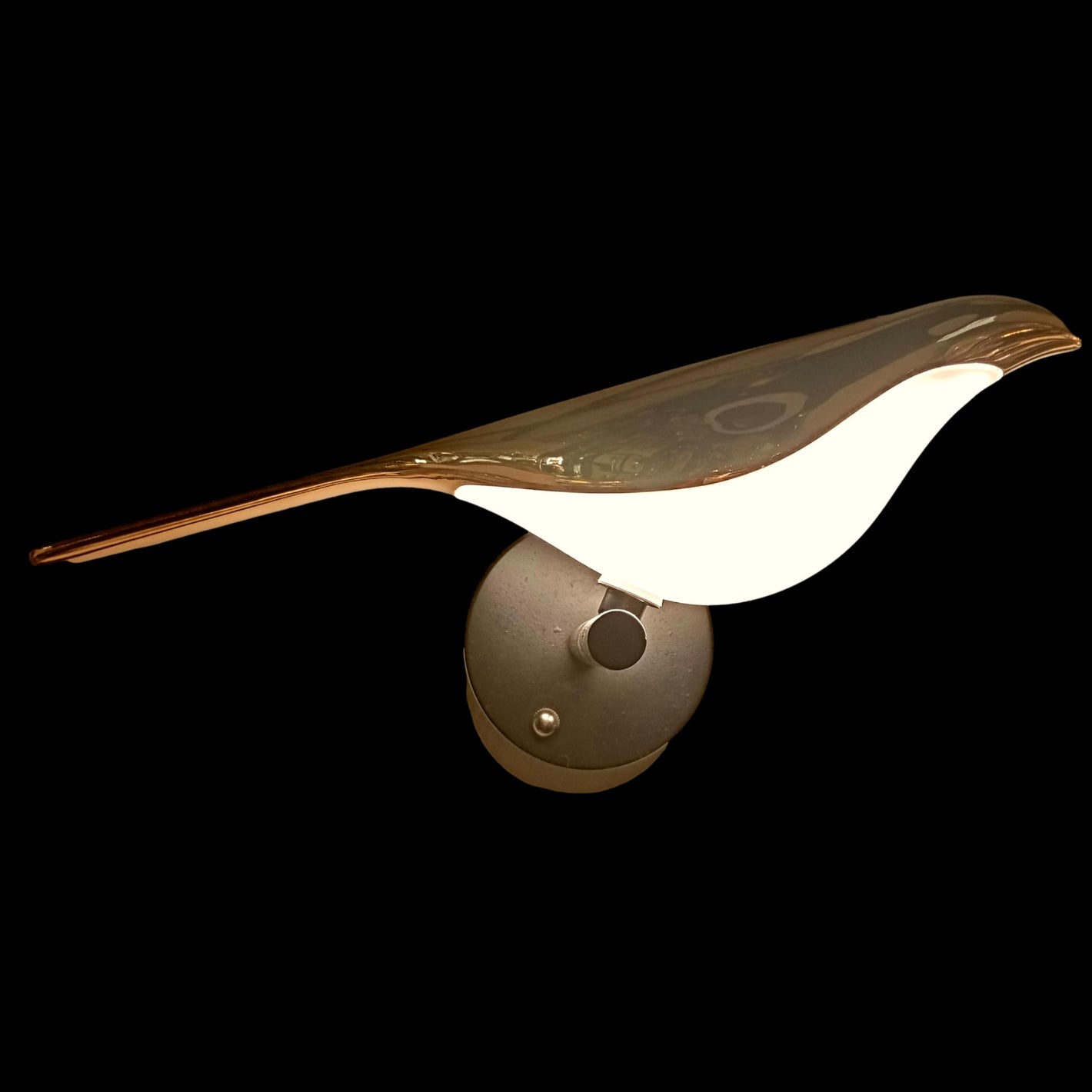 ELIANTE by Jainson Lights | Metal Black Base Wall Light | Gold & White Acrylic Shade | | CC-1007/1w