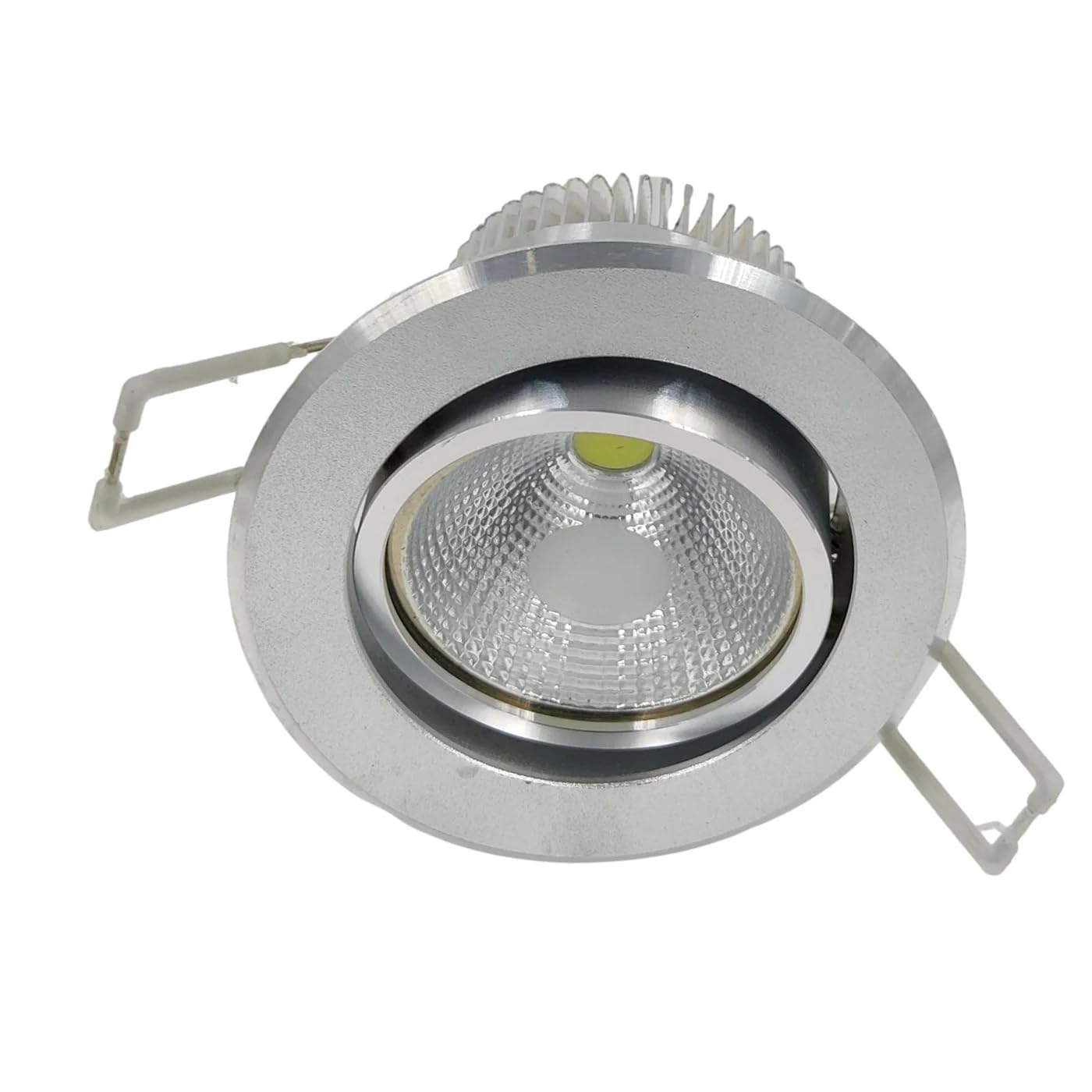 Autonix 5w Silver Body COB Downlight | White LED Color | Round Recessed Tiltable | White Led