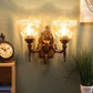 ELIANTE Antique Brass Metal Wall Light by Jainsons Lights - Without Bulb - no-161-2w | by Jainsons Lights