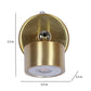 ELIANTE Zymera 7 Watt LED Gold Iron Spot Light | LED Wall Spot Light Indoor Downlight Wall Spot Lamps Adjustable Accent Wall Down Lighting for Kitchens Island Museums Offices Ceiling Lamp