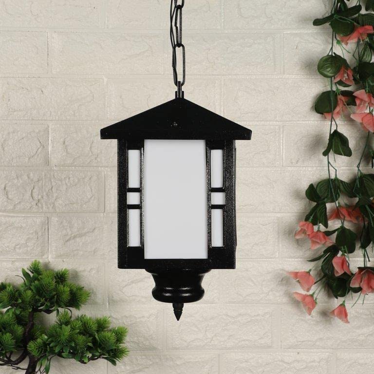 ELIANTE Gloomy Metal Hanging Light Black for Living Room, Bedroom, Dining Room, Kitchen | ROSHNI-1LP