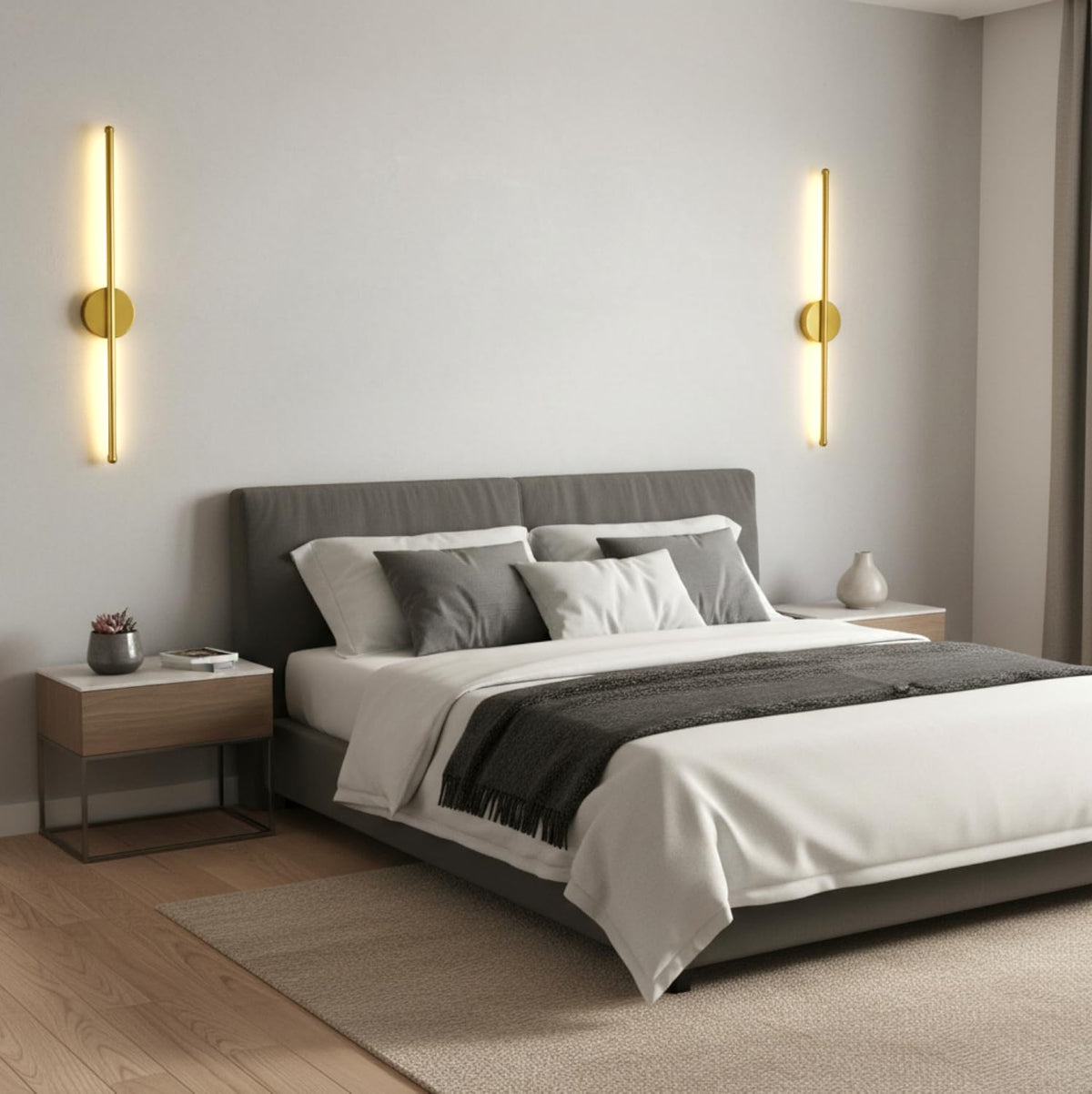 Eliante LED Wall Highlighter – Gold, Aluminium, 3-in-1 (12W-Hilighter-GD-2pc)