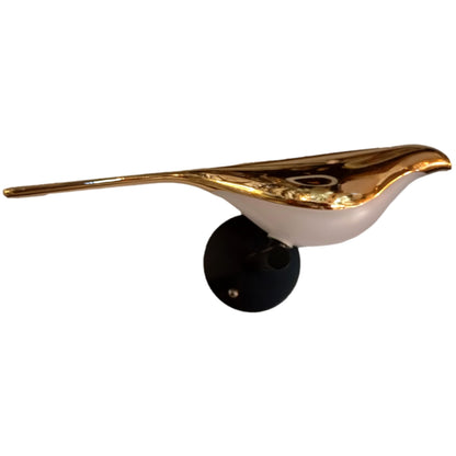 ELIANTE by Jainson Lights | Metal Black Base Wall Light | Gold & White Acrylic Shade | | CC-1007/1w