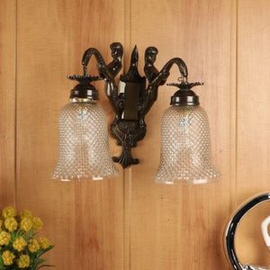 ELIANTE Latónnegro Brass Wall Light Antique for Living Room, Bedroom, Dining Room, Kitchen | by Jainsons Lights