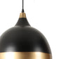 ELIANTE by Jainsons Lights | Modern Black Metal Hanging Pendant Light for Living Room Ceiling Scone Vintage Classic Designer(Bulb not Included) Bulb