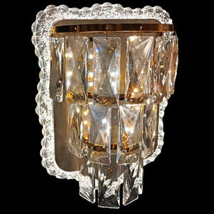 ELIANTE by Jainson Lights | Acrylic Clear Base Wall Light | Clear Crystal Shade | Inbult Led - 3in1 - Warm, Neutral & White | CC-K6545 Hanging Lights for Living Room