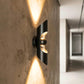 Eliante Up-Down Outdoor Wall Light – Black, 2-Way (42458-7W-WW-BLACK)