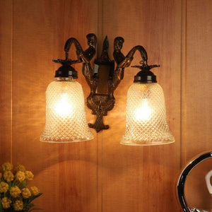 ELIANTE Latónnegro Brass Wall Light Antique for Living Room, Bedroom, Dining Room, Kitchen | by Jainsons Lights