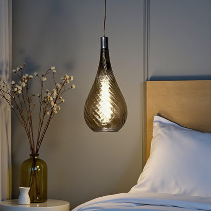 Eliante Mistova Pendant Light – Smoked Glass, Metal (A-002-1-SMOK)