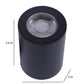 ELIANTE Glovix 15 Watt LED Black Body Surface Cylinder Light Ceiling | Mounted Spot Light | Cylinder Light for Indoor | Down Cob Light for Balcony,Room,Hallway, Color-Warmwhite. (Pack of 1)