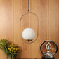 Oro gold metal Hanging Light - 625-1P-GD - Included Bulbs