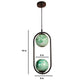 Eliante Floraison Black Iron Hanging Light - E27 holder - without Bulb - 625-2LP